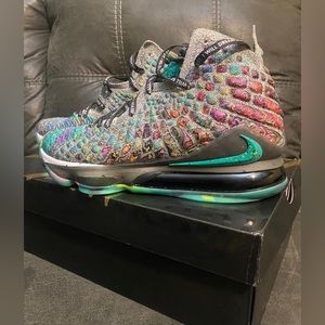 Nike Lebron 17 “I Promise”. Worn once, still in the box.